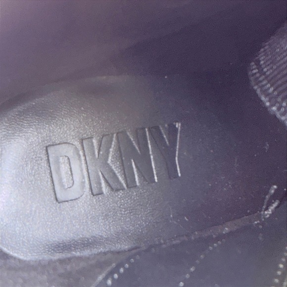 DKNY Toia Womens Black Platform Combat Ankle Boots Block Heel Size 8M NEW - Picture 9 of 16